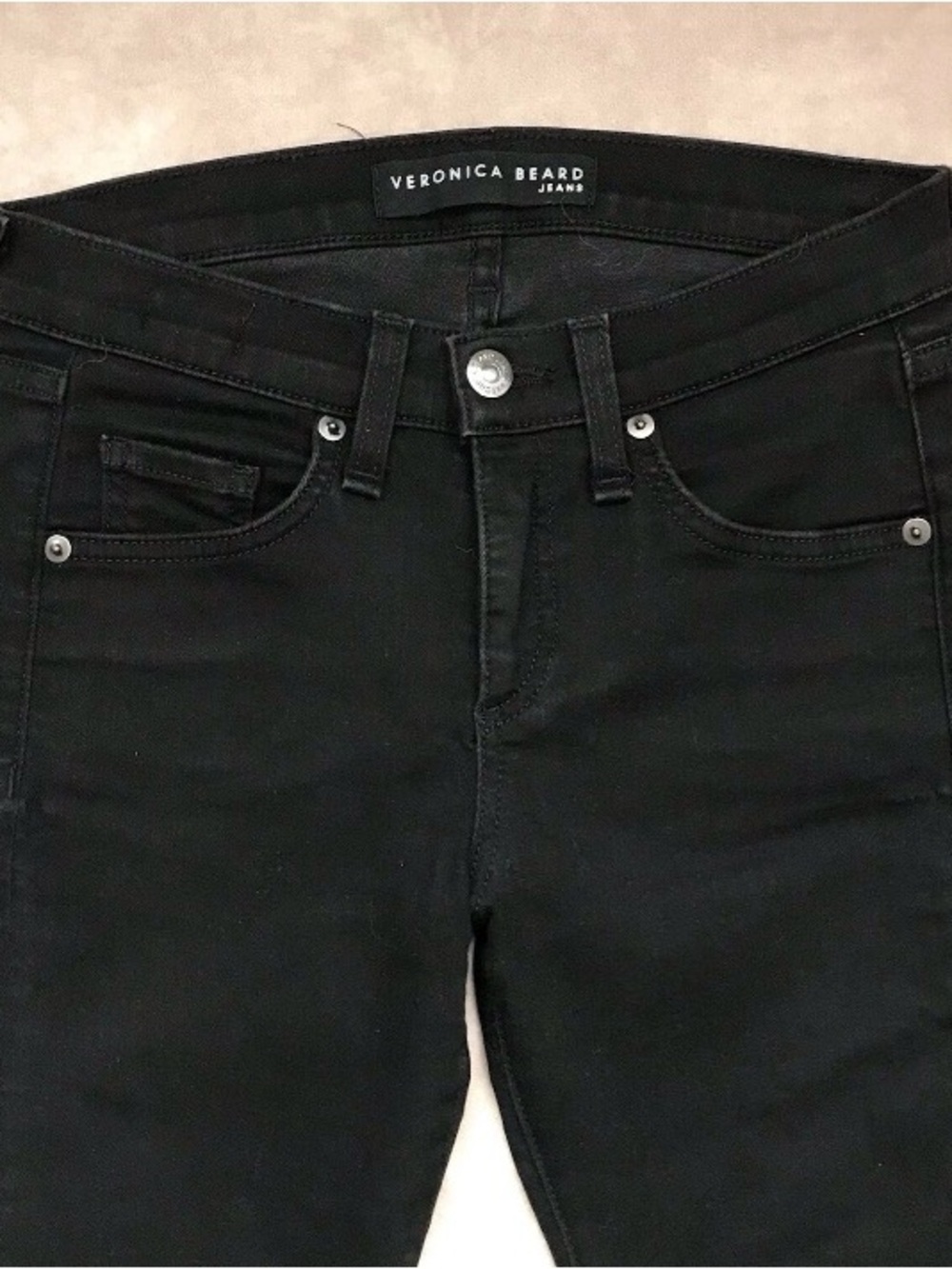 Veronica Beard Brooke 8.5 Skinny Black Jeans. Like new….